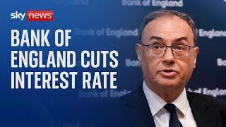 Bank of England news conference after cutting interest rates to 5% - in full