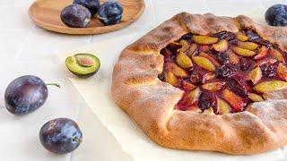 This is a VERY SIMPLE plum pie Delicate juicy fragrant Galette with Plums for Every Day