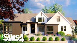 NEW PARENTS FIRST SUBURBAN HOME  Curb Appeal Recreation Sims 4 Limited Pack Speed Build no CC