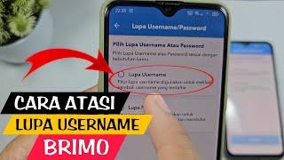 CARA ATASI LUPA USERNAME BRIMO