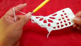 Orilla para manteles tejidos Crochet facil and rapido