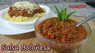 SALSA BOLOÑESA increiblemente fácil y deliciosa