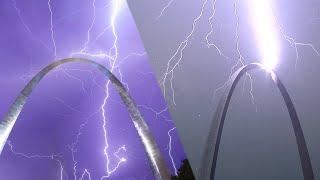 Top Lightning Storms at the St. Louis Gateway Arch