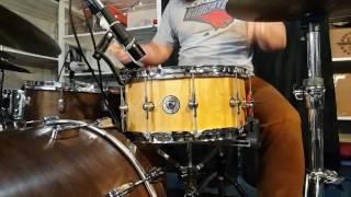 Salem Street Drums Birch Stave Snare Sample