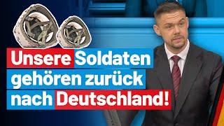 Wir brauchen jeden Soldaten in Deutschland und nicht im Mittelmeer Hannes Gnauck - AfD-Fraktion BT