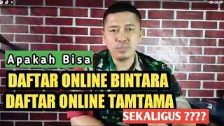 Bisakah mendaftar online Tamtama dan bintara di tahun 2023 sekaligus