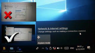 fix problem network & internet stting change setting such as making aconnection metered win 10