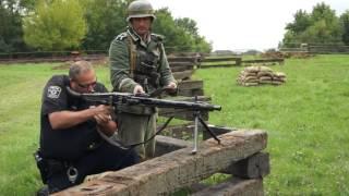 WW2 German MG42 Machine Gun Test Fire