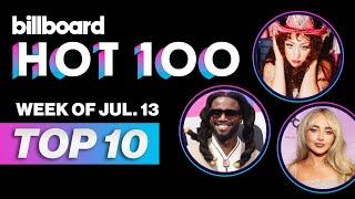 Billboard Hot 100 Top 10 Countdown For July 13 2024  Billboard News