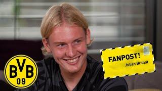 Julian what was the best fan gift?  Fan Mail  Your questions for Julian Brandt