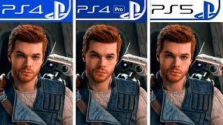 Star Wars Jedi Survivor  PS4 - PS4 Pro - PS5  Graphics Comparison  Analista De Bits