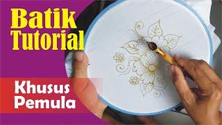 Cara membuat batik tulis pewarna remasol khusus pemula