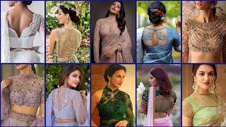 Top 51+Latest and Stylish Net Blouse Design Ideas2023new net blouse design imagesASfashionpointe