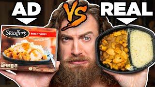 Frozen Food Ads vs. Real Life Food Test