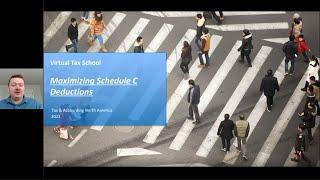 Virtual Tax School Maximizing Schedule C Deductions