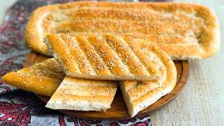 Traditional Persian Barbari Bread Recipe Persian flatbread - طرز تهیه نان بربری