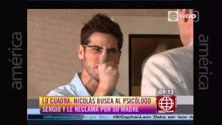 Nicolás de las Casas cuadra a Sergio - Al fondo hay Sitio Noticias -20-03 -2015