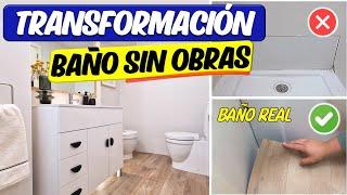 LO MÁS FÁCIL para RENOVAR TU BAÑO y SIN OBRAS