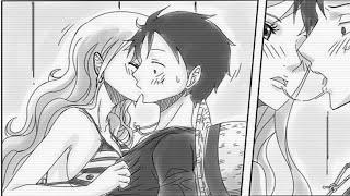 Nami Tricks Luffy And Kisses Him. One Piece Comic Dub