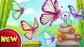 Butterfly Finger Family  Nursery Rhymes  Kids Songs  Baby Rhymes by Farmees