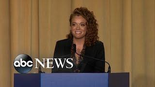 Michelle Wolf performs stand-up routine at White House Correspondents dinner