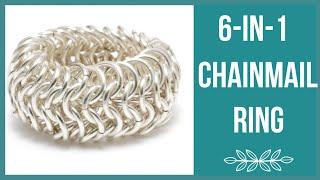 6-in-1 Chainmail Ring Tutorial - Beaducation.com