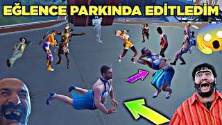 EĞLENCE PARKINDA EDİTLEDİM  BUG YAPARAK ŞEKİLDEN ŞEKİLE GİRDİM  PUBG MOBİLE TROLL