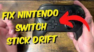 How To Fix Nintendo Switch Pro Controller Stick Drift Without Opening Controller 2023