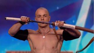 Смертельно опасный трюк на шоу талантов Александр Магала 2016 Got Talent