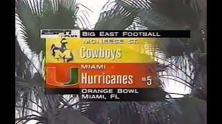 2000 McNeese State @ #5 Miami FL No Huddle