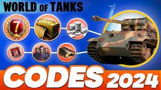 WOT Codes  Bonus Codes World of Tanks 2024  How to use Codes