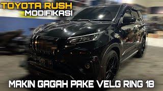 Modifikasi Mobil Toyota Rush Makin Gagah Dan Berisi Pakai Velg Hsr Wheel Ring 18