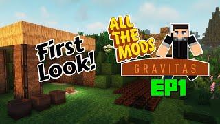 ATM Gravitas WITH TerraFirmaCraft Getting Started  Minecraft 1.18.2  EP 1
