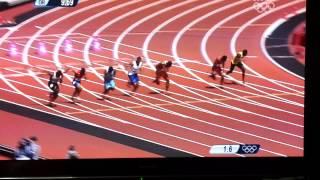 Dwain Chambers Powers Along In Olympic 100m Mens Heats