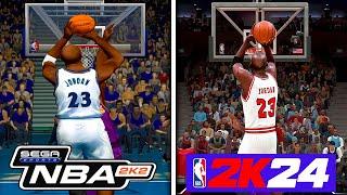 Fadeaway With Michael Jordan In Every NBA 2K