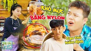 Bán KHÔ MỰC Siêu Dai Làm Từ Nilon Chủ Quán Gặp Ngay CAO THỦ Kiểm Định  Tloo Tiệm Rau Lạ Lắm #trll