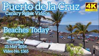 Tenerife ️ Puerto de la Cruz Beaches Today 23 May 2024 Teneriffa