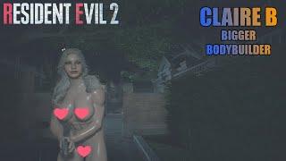 Resident Evil 2 Claire B MUSCULAR BIGGER Mod