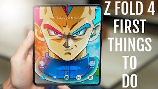 Galaxy Z Fold 4 First Things To Do Tips and Tricks To Get Started