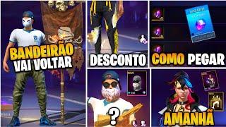 CUBO GRÁTIS EVENTO BARBA DO VELHO BANDEIRÃO VAI VOLTAR E INCUBADORA 3EM1 - NOVIDADES FREE FIRE