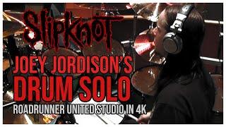 Joey Jordisons Drum Solo In Roadrunner United Studio    4K 50FPS Reupload