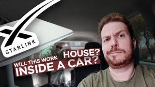 will starlink work inside a house or inside a car? Lets find out