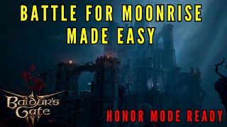 Baldurs Gate 3 - Battle for Moonrise made easy HONOR MODE READY