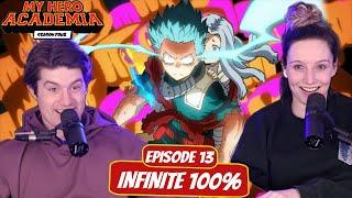 DEKU GOES 100%  My Hero Academia Season 4 Wife Reaction  Ep 13 “Infinite 100%”