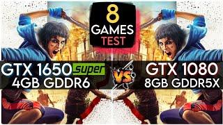 GTX 1650 Super vs GTX 1080  8 Games Test In Mid 2023  