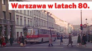 Warsaw in the 1980s on archival film