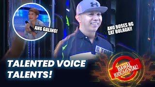 Mga Talented Voice Talents  Bawal Judgmental  June 23 2020