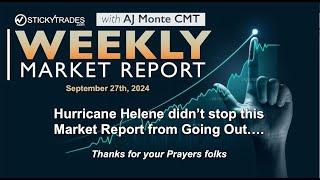 Hurricane Helene did NOT stop this Report from Going Out - Weekly Market Report with AJ Monte CMT