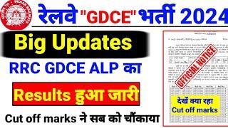 Railway GDCE ALP Result outRailway GDCE Alp Cut off marksRailway GDCE exam latest updatesRailway