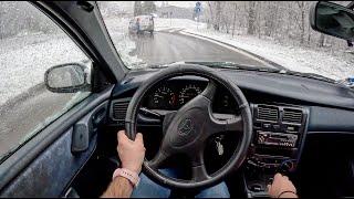 1996 Toyota Carina 1.6 i 16V 89HP 0-100 POV Test Drive #1561 Joe Black